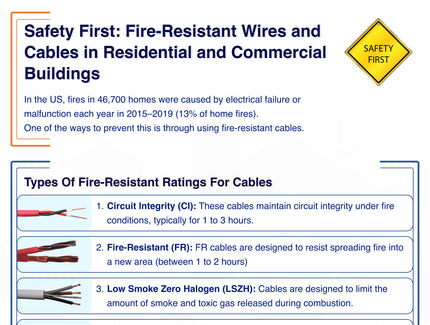 Fire-Resistant Wires and  Cables in Residential and Commercial Buildings