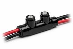 Black Insulated In-Line Splice 2 Set Screws