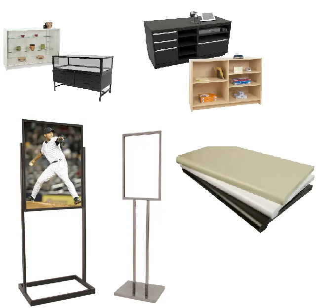 Display Signage - Shelving And Showcase Counters