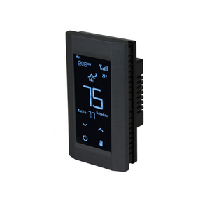 120 - 240V 16A Hoot Wifi Programmable Thermostat Single Pole Black