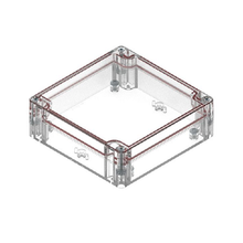 Top Cap Clear Bottom Clear Electronic Enclosures RB55P06C10C