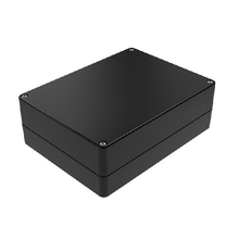 Top Cap Black Bottom Black Electronic Enclosures RB65P12B10B