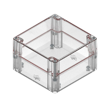 Top Cap Clear Bottom Clear Electronic Enclosures RB55P14C16C
