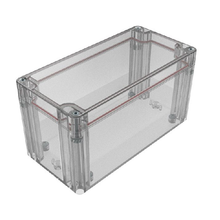 Top Cap Clear Bottom Clear Electronic Enclosures RB63P06C28C