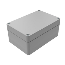 Top Cap Gray Bottom Gray Electronic Enclosures RB53P06G16G
