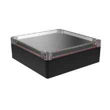 Top Cap Clear Bottom Black Electronic Enclosures RB66P06C16B