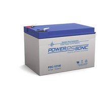12V 14Ah PDC Deep Cycle AGM VRLA Battery PDC-12140 F2 (Pack of 3)
