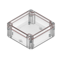 Top Cap Clear Bottom Clear Electronic Enclosures RB55P06C16C
