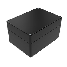 Top Cap Black Bottom Black Electronic Enclosures RB65P12B24B