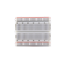White 400 Tie-point Solderless Plug-in Breadboard With 4 Power Rails BB400