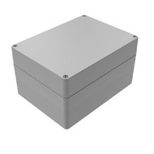 Top Cap Gray Bottom Gray Electronic Enclosures RB65P12G24G