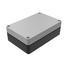 Top Cap Gray Bottom Black Electronic Enclosures RB53P06G10B