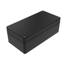 Top Cap Black Bottom Black Electronic Enclosures RB63P06B16B