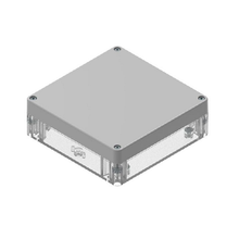 Top Cap Gray Bottom Clear Electronic Enclosures RB55P06G10C