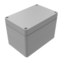 Top Cap Gray Bottom Gray Electronic Enclosures RB53P06G28G