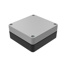Top Cap Gray Bottom Black Electronic Enclosures RB33P06G08B