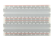 White 1660 Tie-point Solderless Plug-in Breadboard With Power Rails BB1660