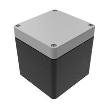 Top Cap Gray Bottom Black Electronic Enclosures RB33P06G28B