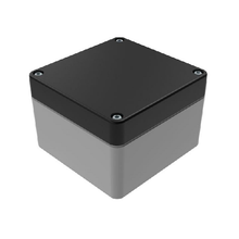 Top Cap Black Bottom Gray Electronic Enclosures RB33P06B16G