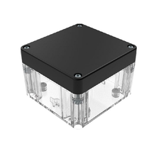 Top Cap Black Bottom Clear Electronic Enclosures RB33P06B16C