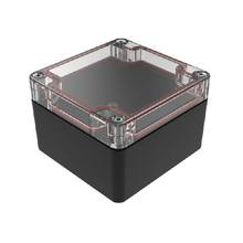 Top Cap Clear Bottom Black Electronic Enclosures RB33P06C16B