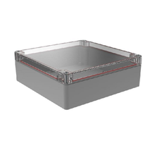 Top Cap Clear Bottom Gray Electronic Enclosures RB66P06C16G