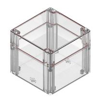 Top Cap Clear Bottom Clear Electronic Enclosures RB55P14C28C