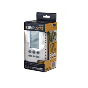 120/240V 16A Thermostat Single Pole Simplstat Battery Powered