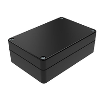 Top Cap Black Bottom Black Electronic Enclosures RB53P06B10B