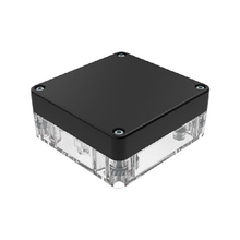 Top Cap Black Bottom Clear Electronic Enclosures RB33P06B08C