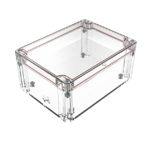Top Cap Clear Bottom Clear Electronic Enclosures RB65P06C24C
