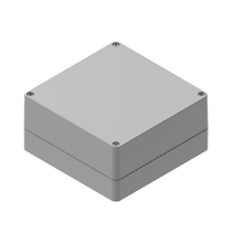 Top Cap Gray Bottom Gray Electronic Enclosures RB55P14G10G