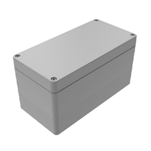 Top Cap Gray Bottom Gray Electronic Enclosures RB63P06G28G