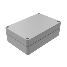 Top Cap Gray Bottom Gray Electronic Enclosures RB53P06G10G