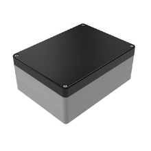 Top Cap Black Bottom Gray Electronic Enclosures RB65P06B20G