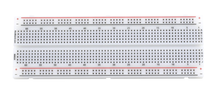 White 830 Tie-point Solderless Plug-in Breadboard With Power Rails BB830