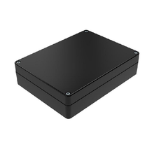Top Cap Black Bottom Black Electronic Enclosures RB65P06B10B