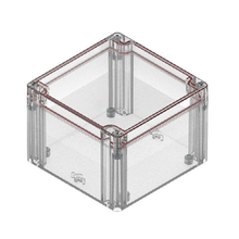 Top Cap Clear Bottom Clear Electronic Enclosures RB55P06C28C
