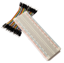 A BB830 Solderless BreadBoard 10cm Male-to-Male ZipWires KIT-BB830+ZW