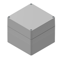 Top Cap Gray Bottom Gray Electronic Enclosures RB55P14G28G