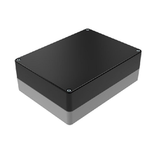 Top Cap Black Bottom Gray Electronic Enclosures RB65P12B10G