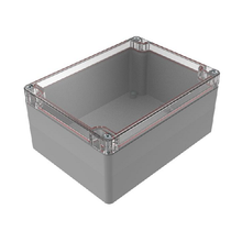 Top Cap Clear Bottom Gray Electronic Enclosures RB65P06C24G