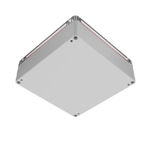 Top Cap Clear Bottom Gray Electronic Enclosures RB66P06C16G
