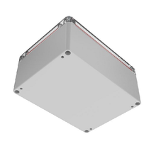 Top Cap Clear Bottom Gray Electronic Enclosures RB65P06C24G
