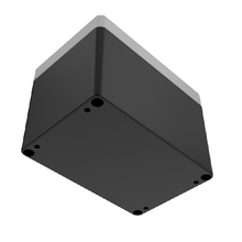 Top Cap Gray Bottom Black Electronic Enclosures RB53P06G28B