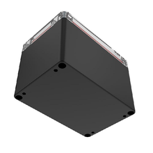 Top Cap Clear Bottom Black Electronic Enclosures RB53P06C28B