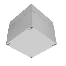 Top Cap Gray Bottom Gray Electronic Enclosures RB55P14G28G