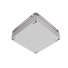 Top Cap Clear Bottom Gray Electronic Enclosures RB55P06C10G