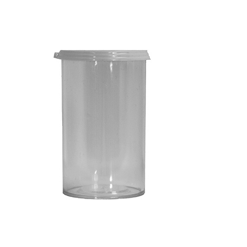 40 Dram Vial Assembled Clear Polystyrene Plastic 40C (Pack of 240)