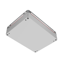 Top Cap Clear Bottom Gray Electronic Enclosures RB65P06C10G